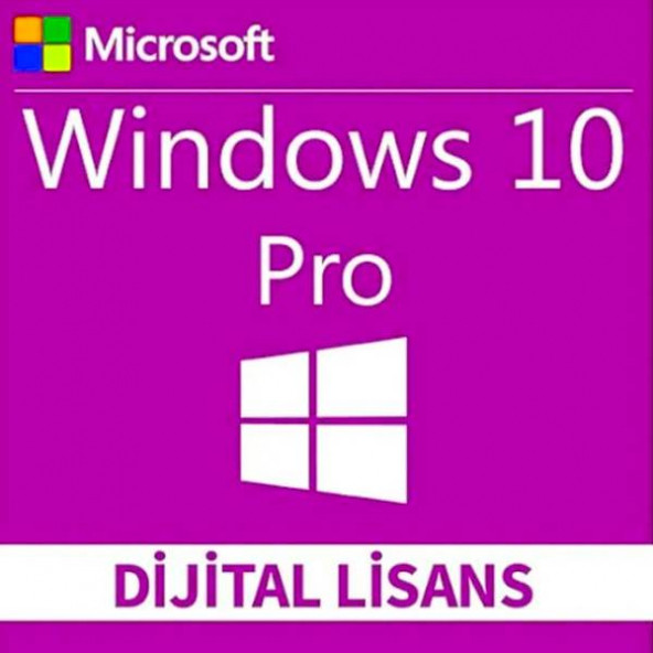 Microsoft Windows 10 Pro Orijinal Faturalı Dijital Lisans Anahtarı