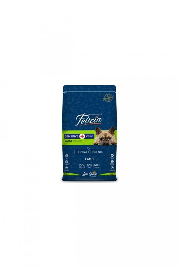 Felicia Az Tahıllı 6 Kg Yetişkin Kuzulu Small Mini HypoAllergenic Köpek Maması