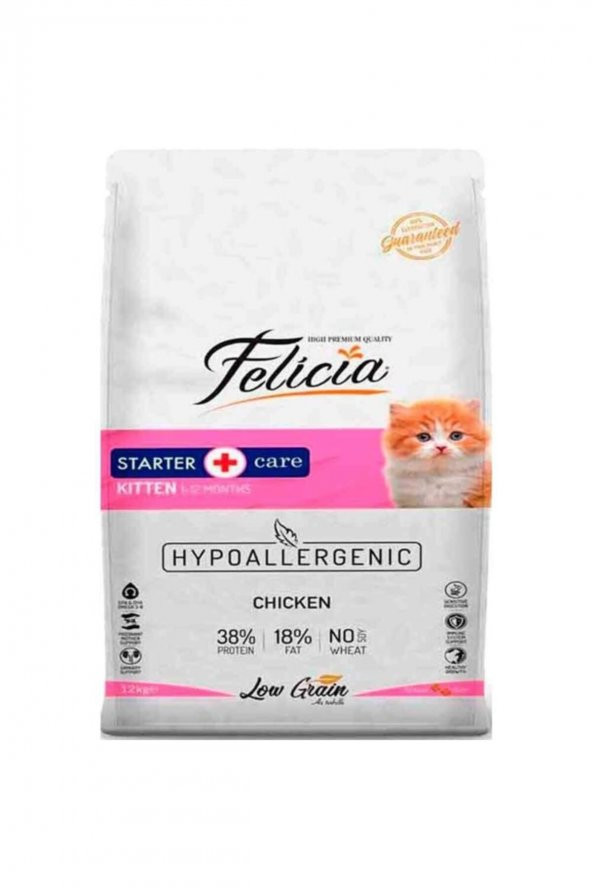 Felicia Yavru Kedi Maması Az Tahıllı 12 Kg