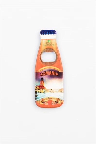 Romanya Temalı Magnet Şişe Açacak - Resim 3