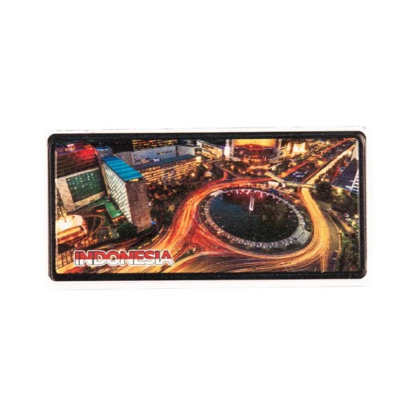 Endonezya Temalı Plaka Magnet ürün görseli