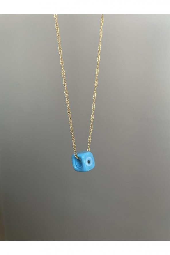 Mavi Nazar Boncuklu Kolye - 2