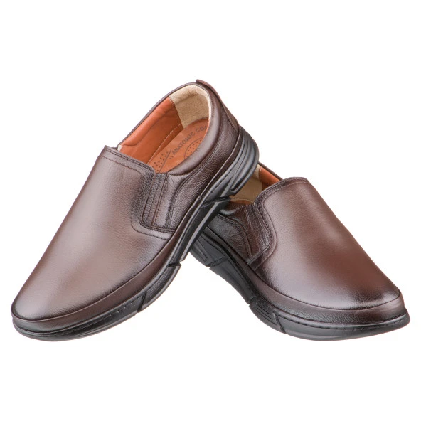 Kahverengi Tulum Detaylı Erkek Ayakkabı