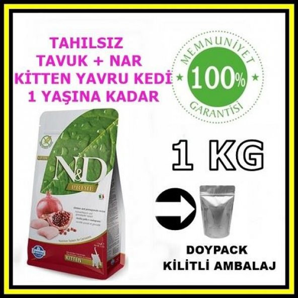 N&D tahılsız kitten yavru kedi maması 1 kg açık mama - 2