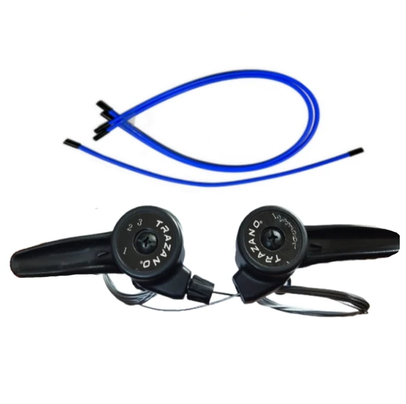 Hsgl Bisiklet Ty 20 İttirmeli 3 x 5/6/7 Hız Vites Değiştirme Kolu Takım - 4