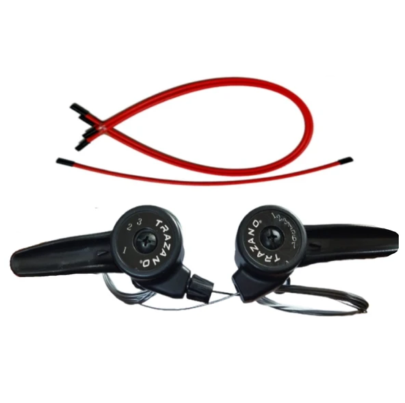 Hsgl Bisiklet Ty 20 İttirmeli 3 x 5/6/7 Hız Vites Değiştirme Kolu Takım - 3