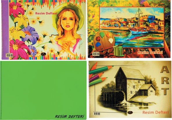 defne 35x50 Resim Defteri Sert Kapak Telli 15 Sayfa - 2