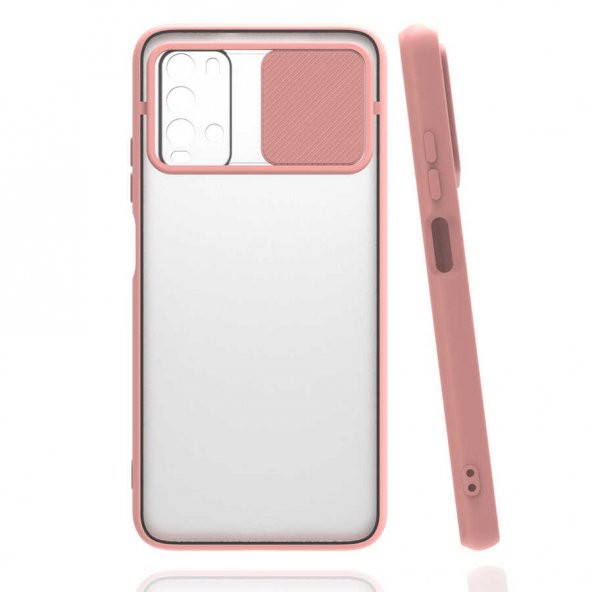 Vendas Xiaomi Poco M3 Sara Serisi Sürgülü Kamera Korumalı Kılıf - 5