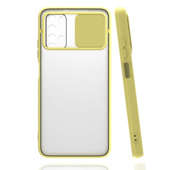 Vendas Xiaomi Poco M3 Sara Serisi Sürgülü Kamera Korumalı Kılıf - 7