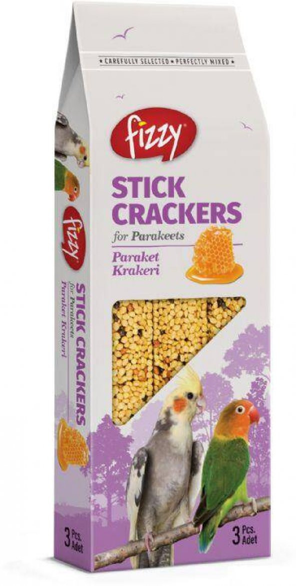 Fizzy Ballı Paraket Krakeri 3 Lü
