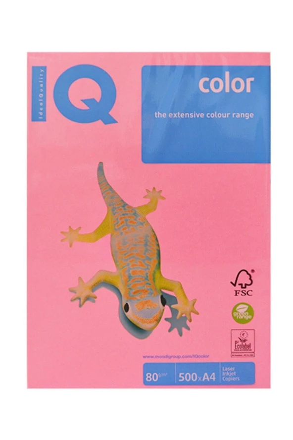 Mondi IQ Color Renkli Kağıt A4 80 Gr Pembe (500 Lü Paket)