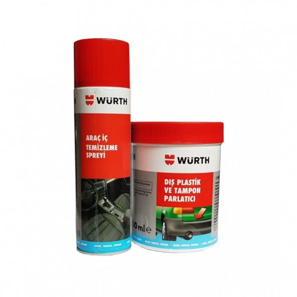 Würth Plastik Tampon Parlatıcı + Araç İçi Temizleme