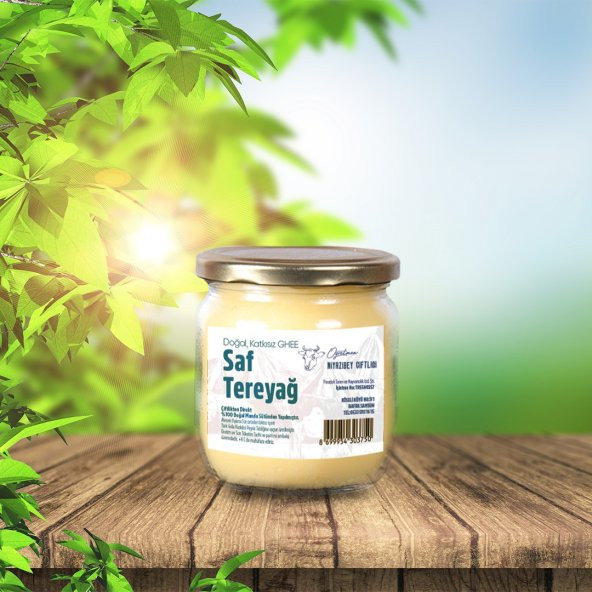 Ghee Organik Çiftlikten Saf Sade Tereyağı 330 G