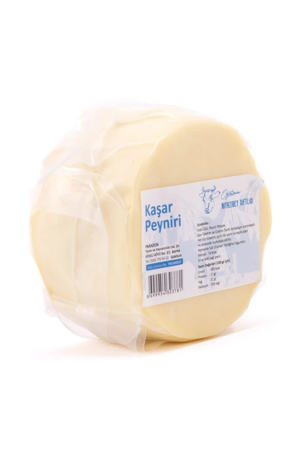 Doğal Taze Kaşar Peynir Kendi Ineklerimizin Sütünden 500 Gr