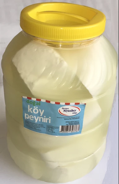 Niyazibey Çiftliği Doğal Salamura Köy Peyniri 3 KG