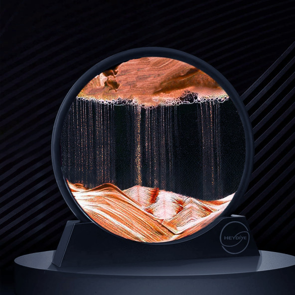 Heydiye Mistik Çöl Alegorisi Akışkan 3D Kum Tablo - 3