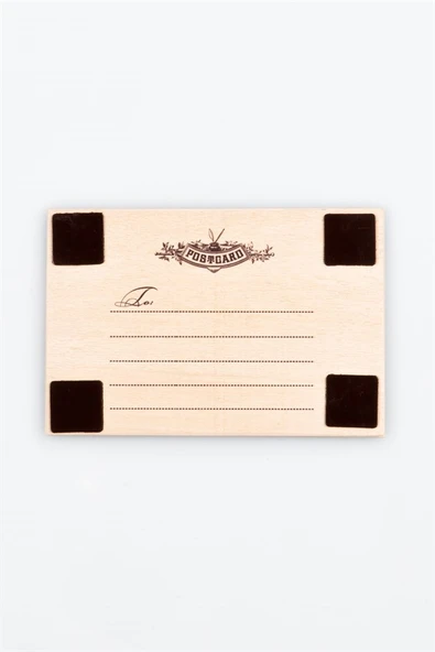 Botsvana Temalı Ahşap Kartpostal Magnet - Resim 4