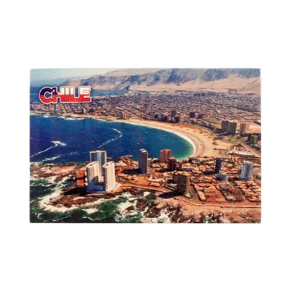 Şili Temalı Ahşap Kartpostal Magnet ürün görseli