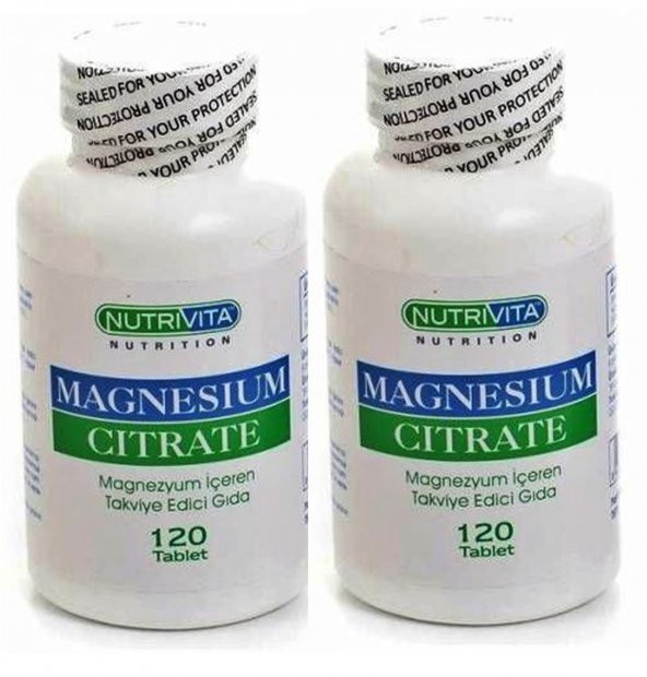 Nutrivita Nutrition Magnesium Citrate 250 mg 120 tablet