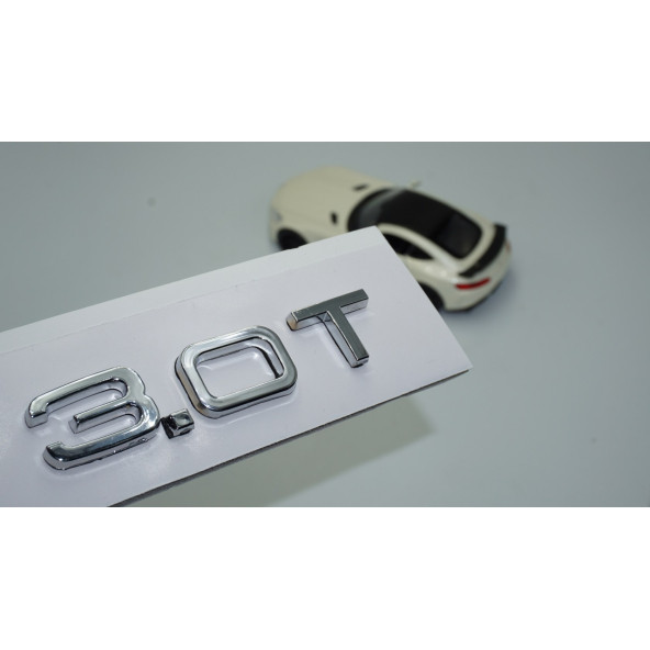 DK Tuning Audi 3.0T Bagaj Krom ABS 3M 3D Yazı Logo