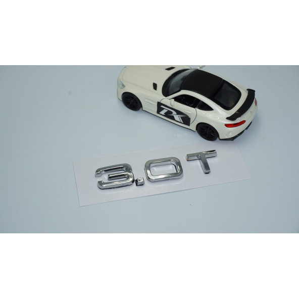 DK Tuning Audi 3.0T Bagaj Krom ABS 3M 3D Yazı Logo - 2