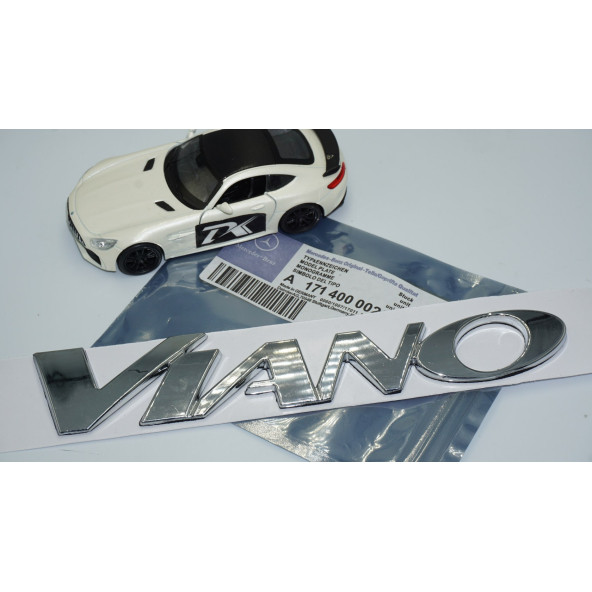 DK Tuning Viano W639 2003-2013 Bagaj Krom ABS Yazı Logo Benz İle Uyumlu - Resim 5