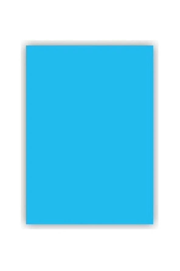 Keskin Color Fon Kartonu 50x70 Cm 110 GR Mavi (100 Adet Mavi Fon Kartonu)