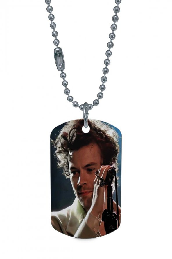 Harry Styles Gümüş Renk Künye / Kolye DFT3346 - 1