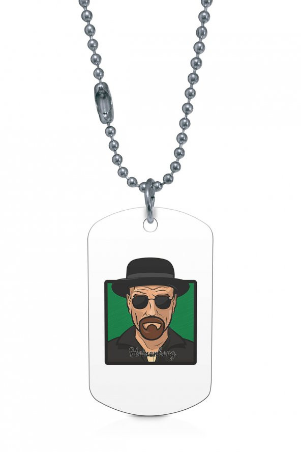 Heisenberg Breaking Bad Gümüş Renk Künye / Kolye DFT476 - 1