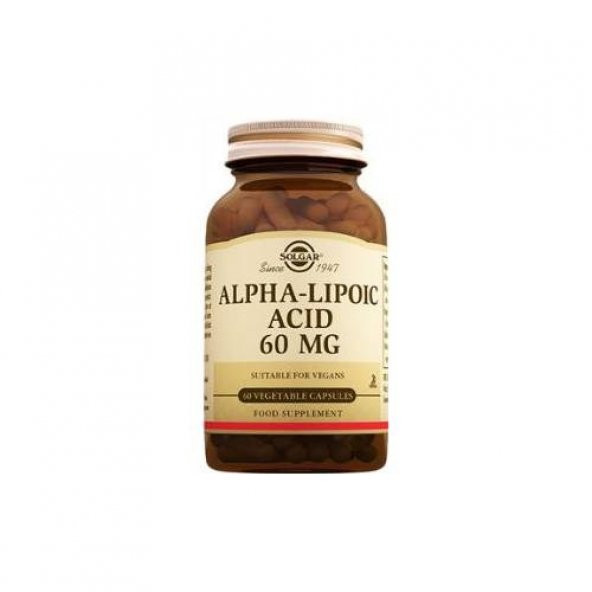 Solgar Alpha Lipoic Acid 60 mg 30 Kapsül