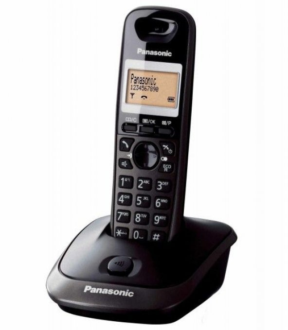 PANASONIC KX TG2511 DECT TELEFON,SİYAH - 2