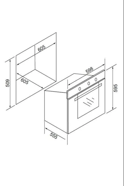 EXEP İVORY SİYAH 3 LÜ ANKASTRE SET (E5E-EO320-EF200) - 5