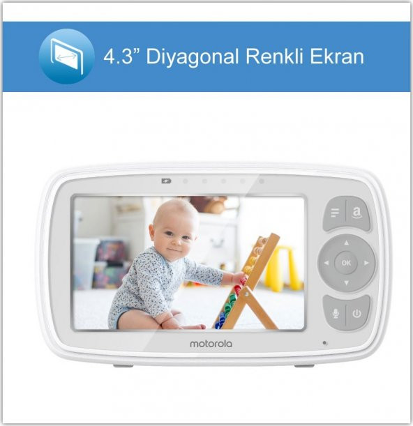 Motorola EASE34 4.3” Dijital Bebek Kamerası - 5