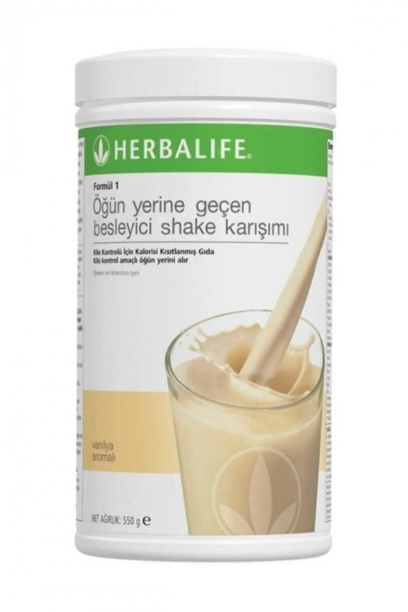 Herbalife Formül 1 Öğün Yerine Geçen Besleyici Shake Karışımı Vanilya 550 Gr.
