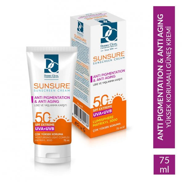 Sunsure Lekeli Cilt Güneş Kremi Serisi 75 ML - 3