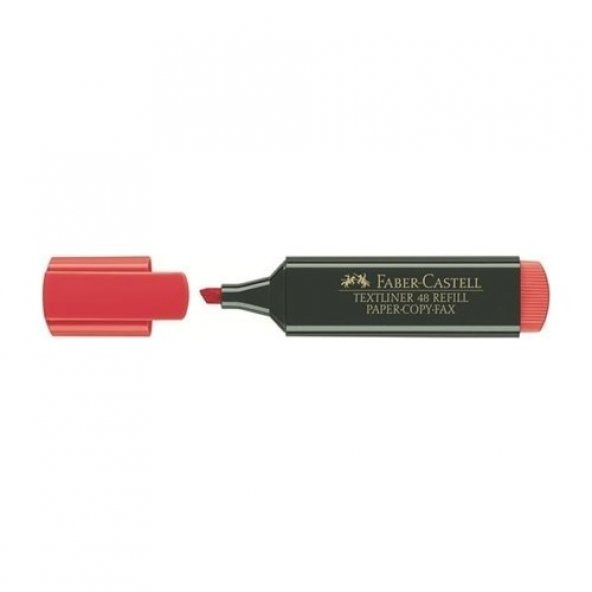 Faber Castell Fosforlu Kalem - Kırmızı