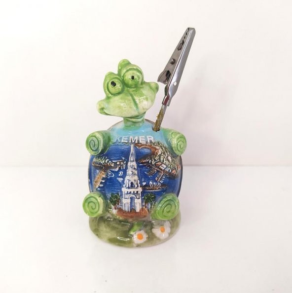 Kaplumbağa Minik Notluk Dekoratif Biblo Masaüstü Süsü 8 cm ürün görseli