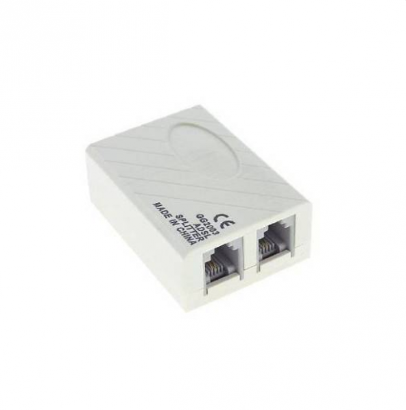 ADSL Splitter (DSL Giriş - Telefon+Modem Çıkış) (Parazit Filtreli)