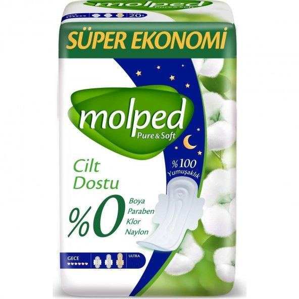 Molped Pure Soft Süper Ekonomi Gece 16 Lı