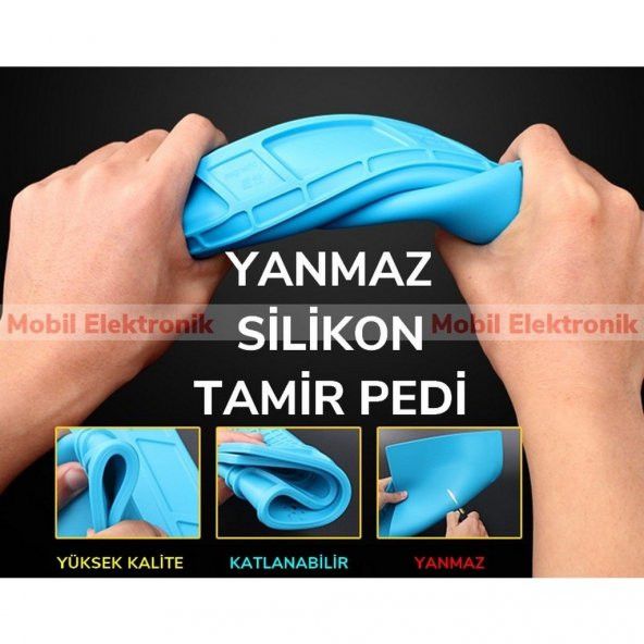 Teknik Servis Isıya Dayanıklı Silikon Ped Tamir Pedi 35x25cm - 3