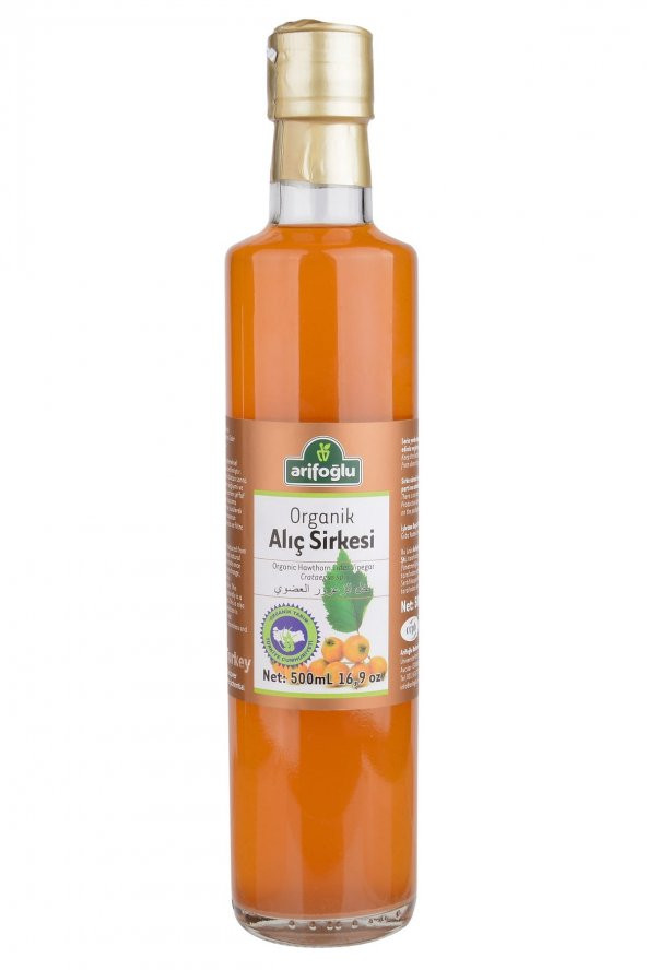 Arifoğlu Organik Alıç Sirkesi 3 x 500 ML - 2