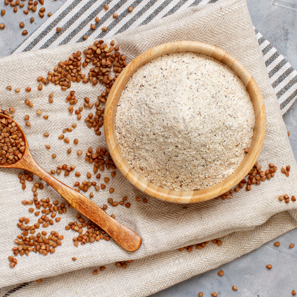 Tam Tarım (Glutensiz) Kepekli Çiğ Karabuğday Unu 4 kg - 2