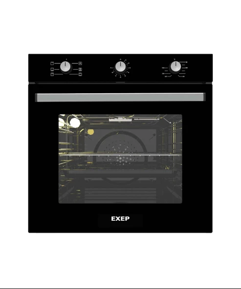 Exep Eco Line Siyah 3 Lü Ankastre Set (Ed401-Eo320-Ef240) - 4