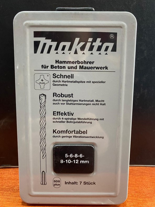MAKİTA P-297 45 SDS PLUS ELMAS MATKAP UCU TAKIMI - 3