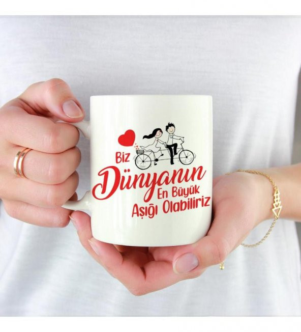 İsim ve Fotoğraf Baskılı Sevgililer Günü Kupası - 2 - 2