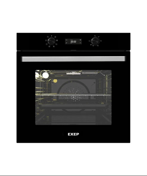 Exep Plus Line Siyah 3 Lü Ankastre Set (Ed401-Eo320-Ef260) - 4