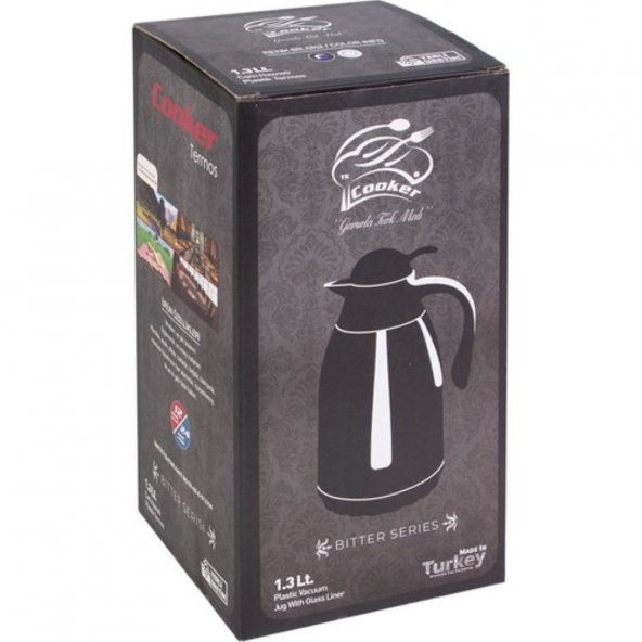 Cooker 1,3 Litre Cam Termos Beyaz CKR2047 - 2