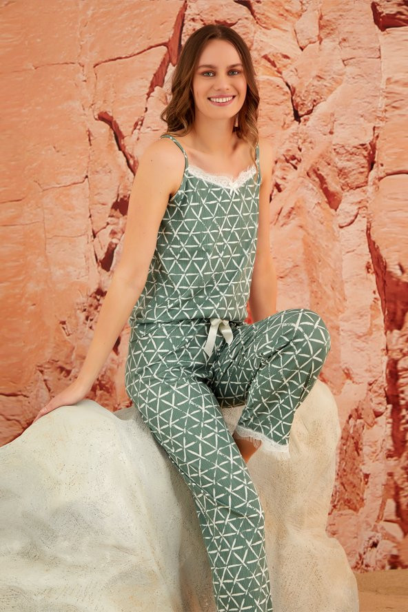 İp Askılı Pegasus Kadın Pijama Takımı- Genç Anne Serisi- Çeyizlik Pijama