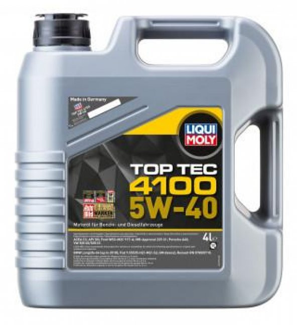 Liqui Moly Top Tec 4100 5w-40 Motor Yağı 4 lt 2195