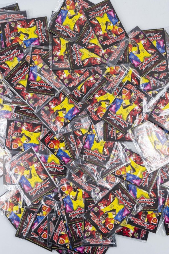 Hayal Sepeti Süper Final 2022 All Star 200X2 Toplam 400 Adet Kutulu Futbol Kartı - Resim 3